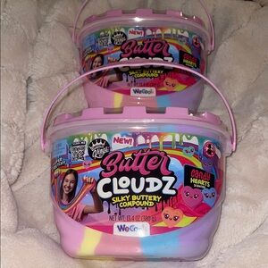 Butter Cloudz Silky Buttery Compound -  Candy heart scented. Set of two.